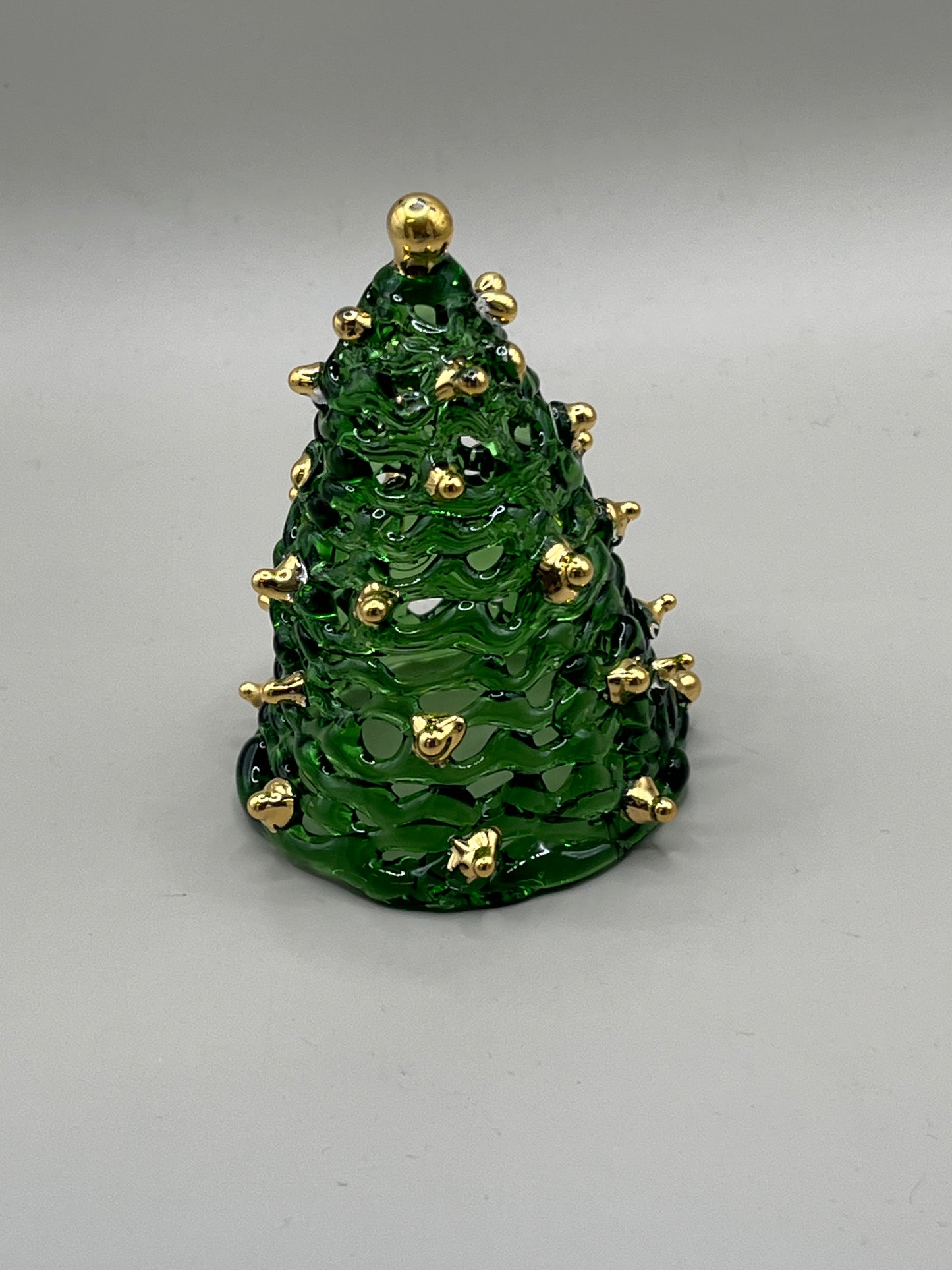 Green Tree with 24k Gold