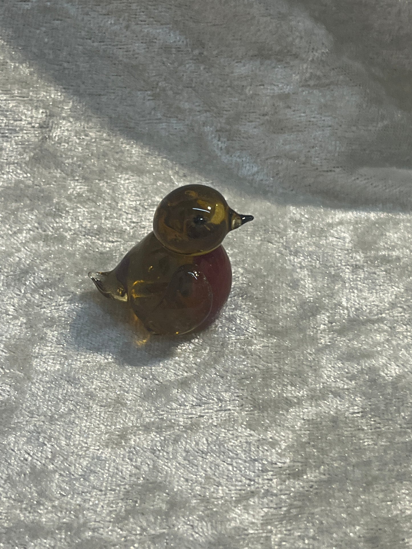 Robin Glass figure - hand blown