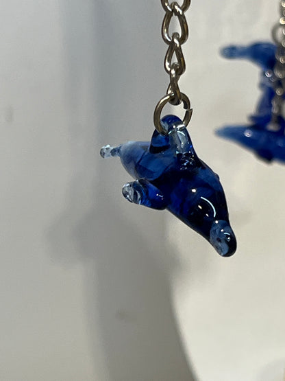 Dolphin - Blown Glass Charm