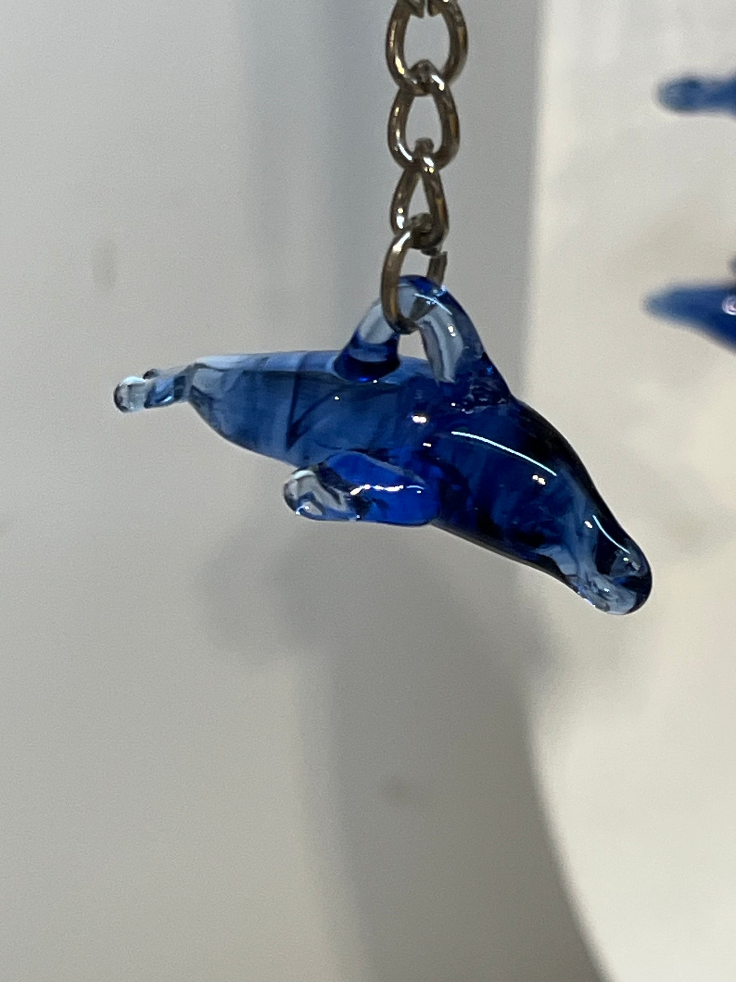 Dolphin - Blown Glass Charm