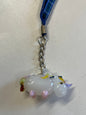 Unicorn  Blown Glass Charm