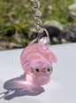 Piggy Blown Glass Charm