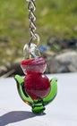 Scottish Thistle -Blown Glass Charm