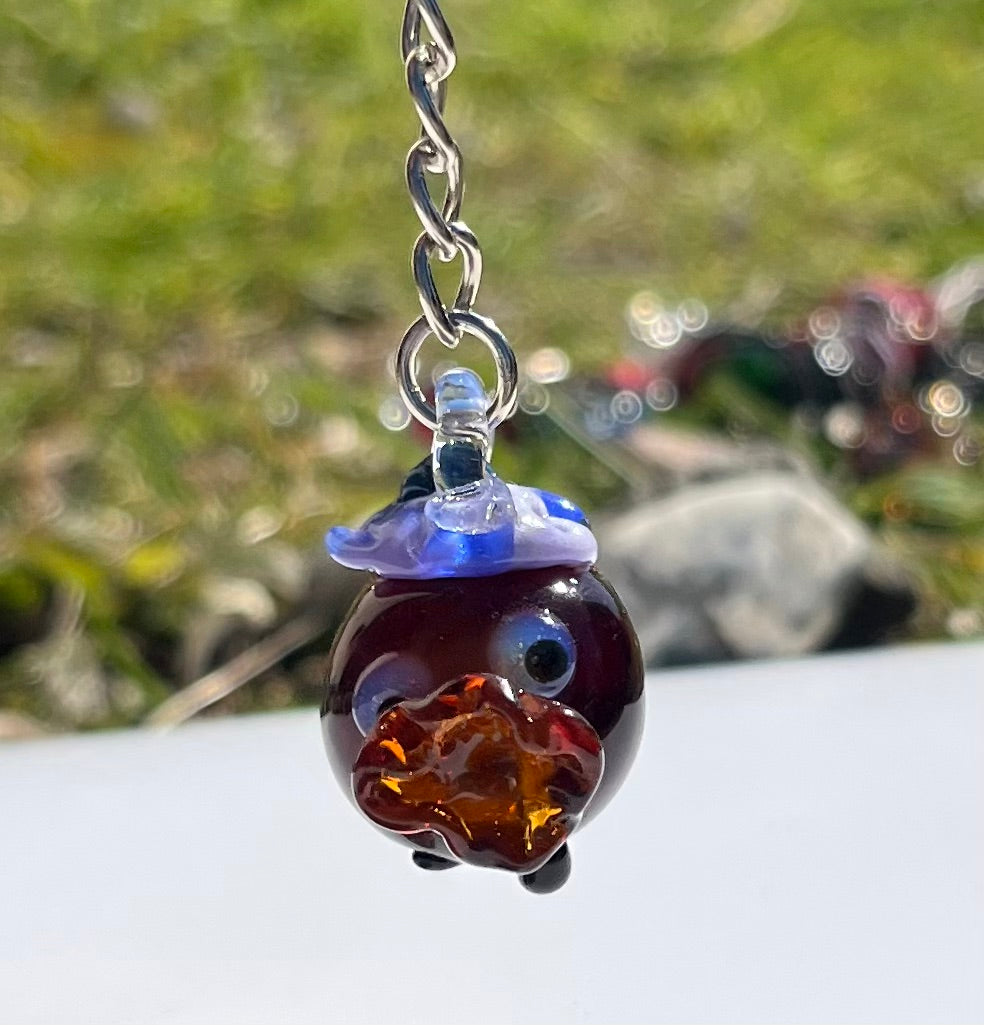 Haggis Blown Glass Charm