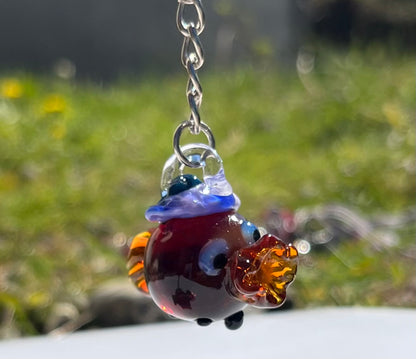 Haggis Blown Glass Charm