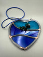 Loch Ness Monster (Nessie) glass heart