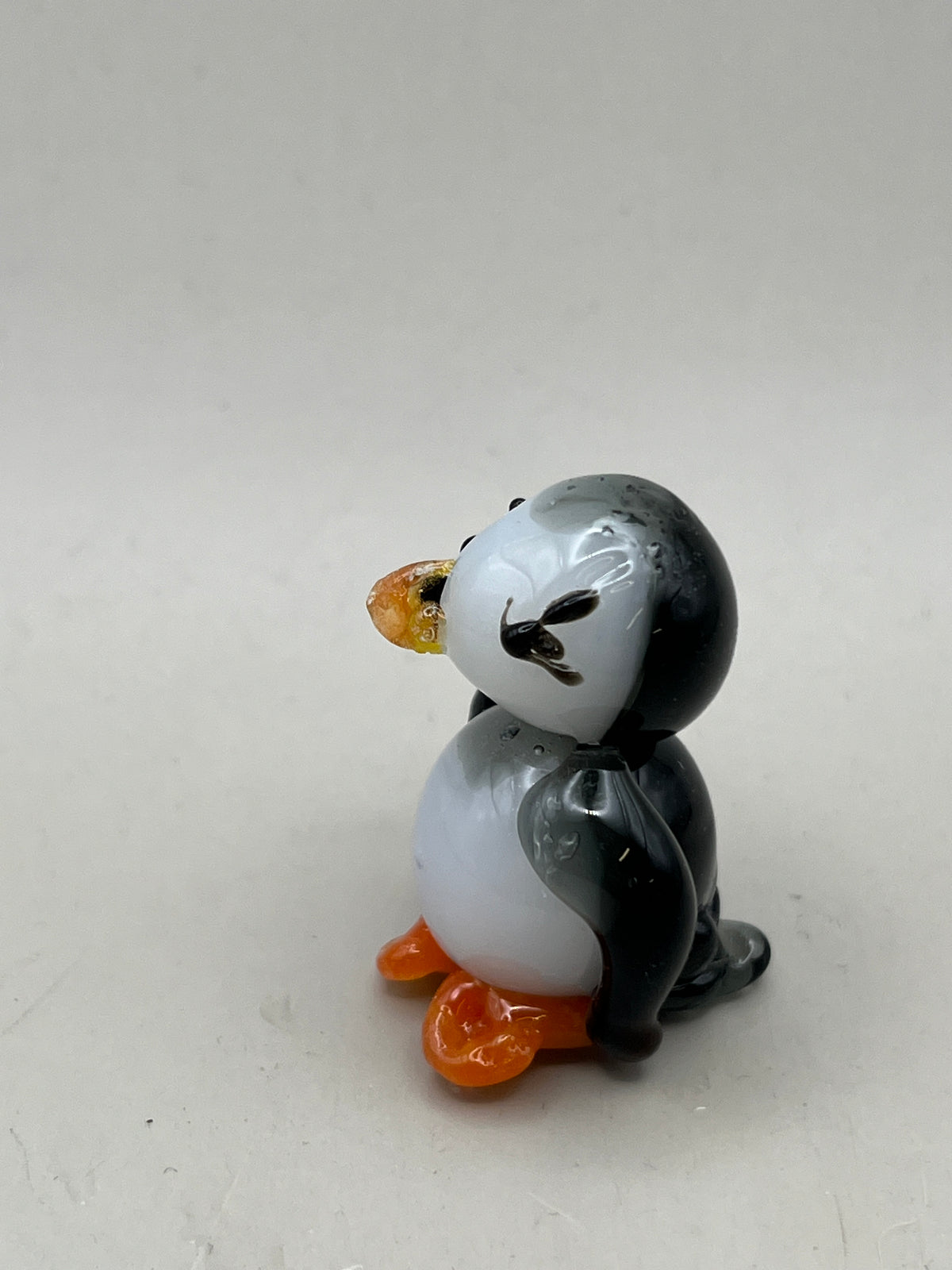 Puffin - Glass figure - hand blown
