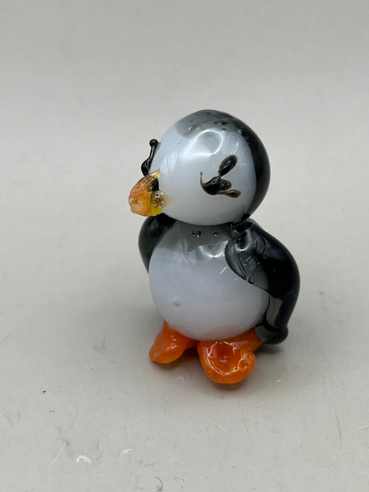 Puffin - Glass figure - hand blown
