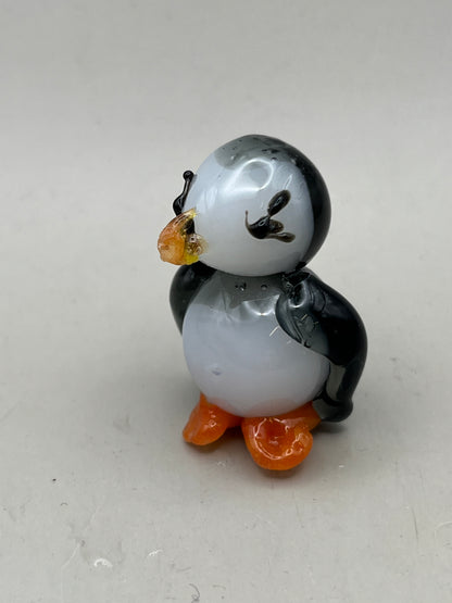 Puffin - Glass figure - hand blown