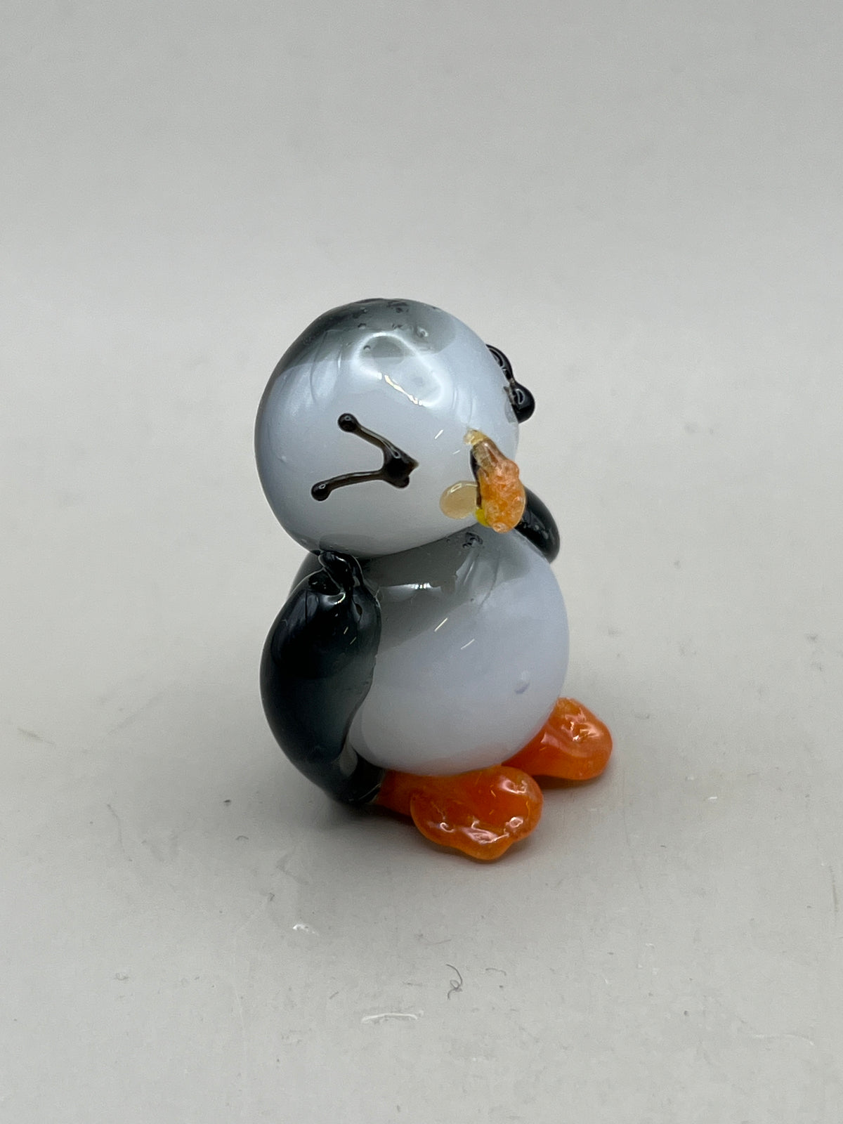 Puffin - Glass figure - hand blown
