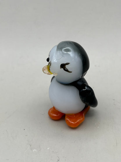 Puffin - Glass figure - hand blown