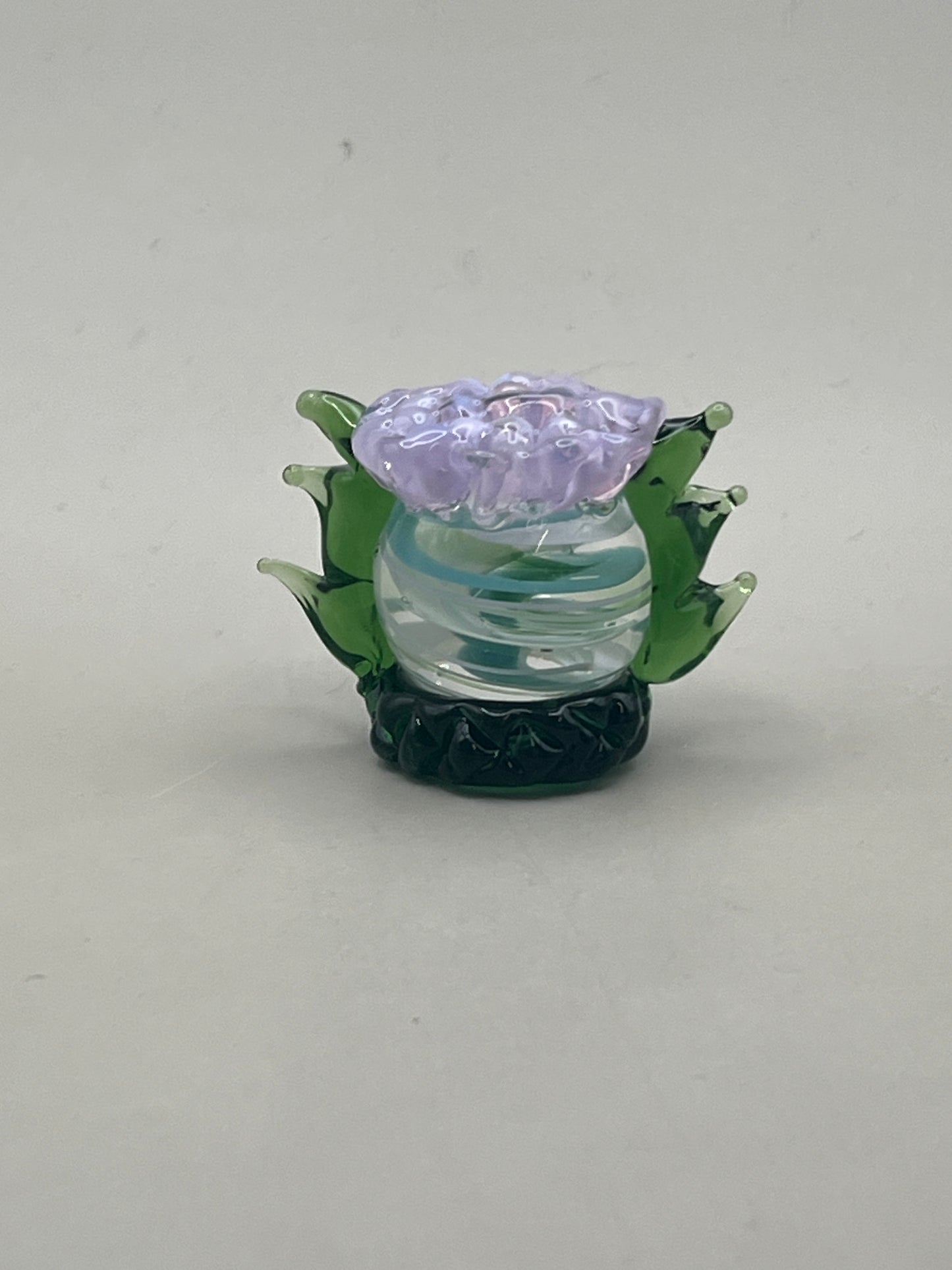 Scottish Thistle (marble) Hand Blown Figure