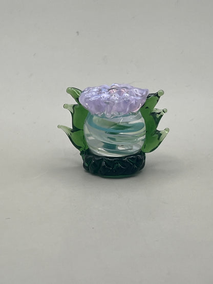 Scottish Thistle (marble) Hand Blown Figure