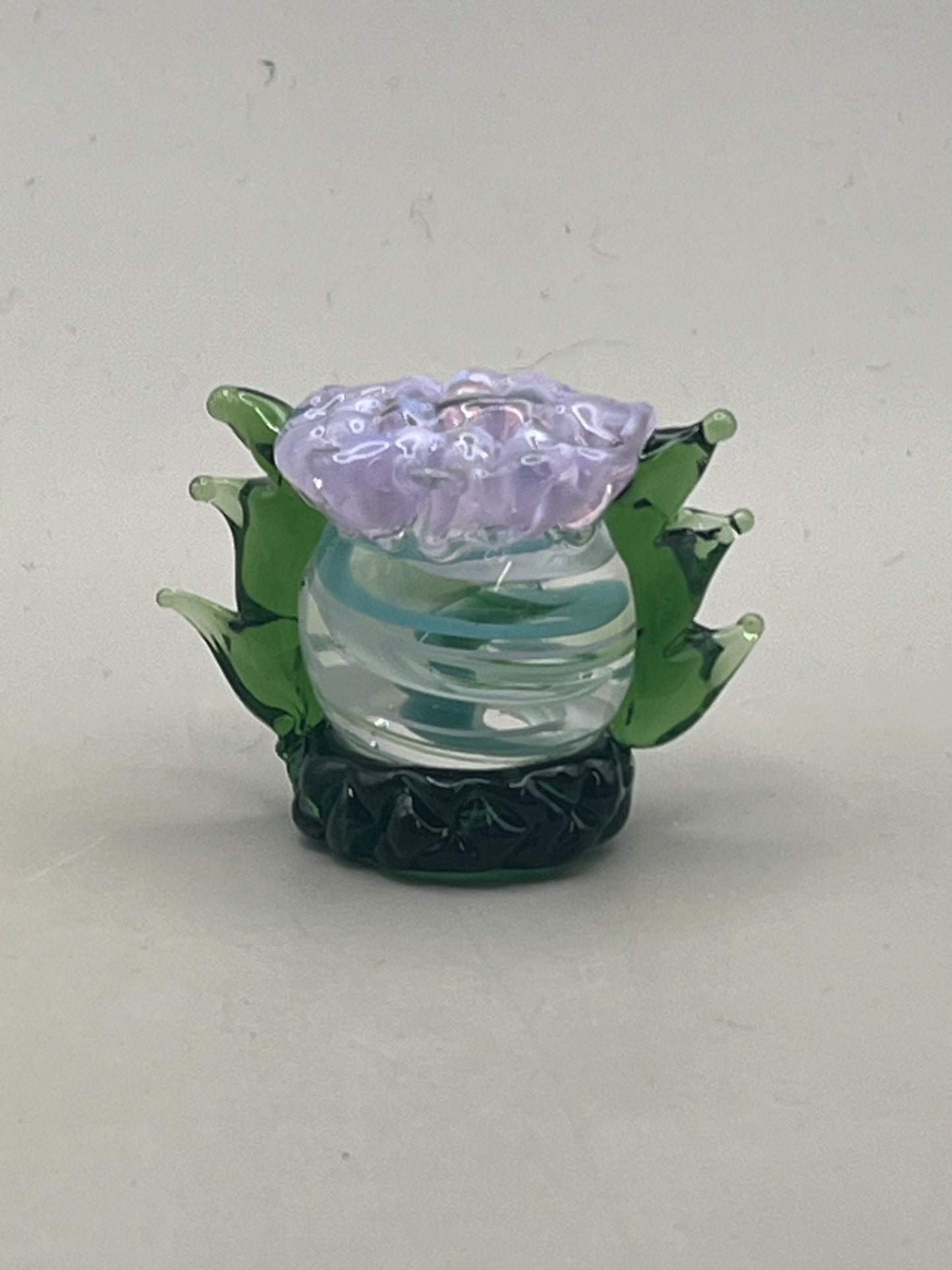 Scottish Thistle (marble) Hand Blown Figure