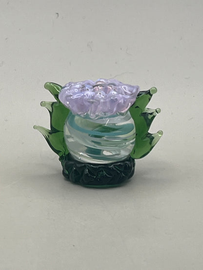 Scottish Thistle (marble) Hand Blown Figure
