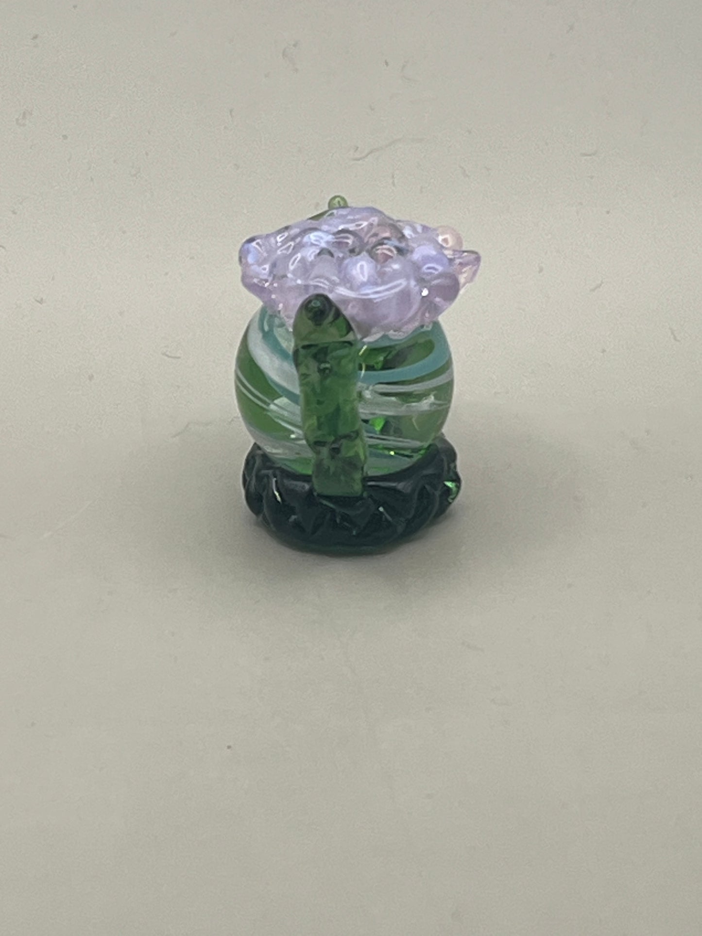 Scottish Thistle (marble) Hand Blown Figure