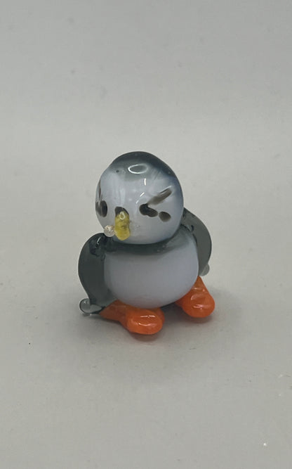 Puffin - Glass figure - hand blown