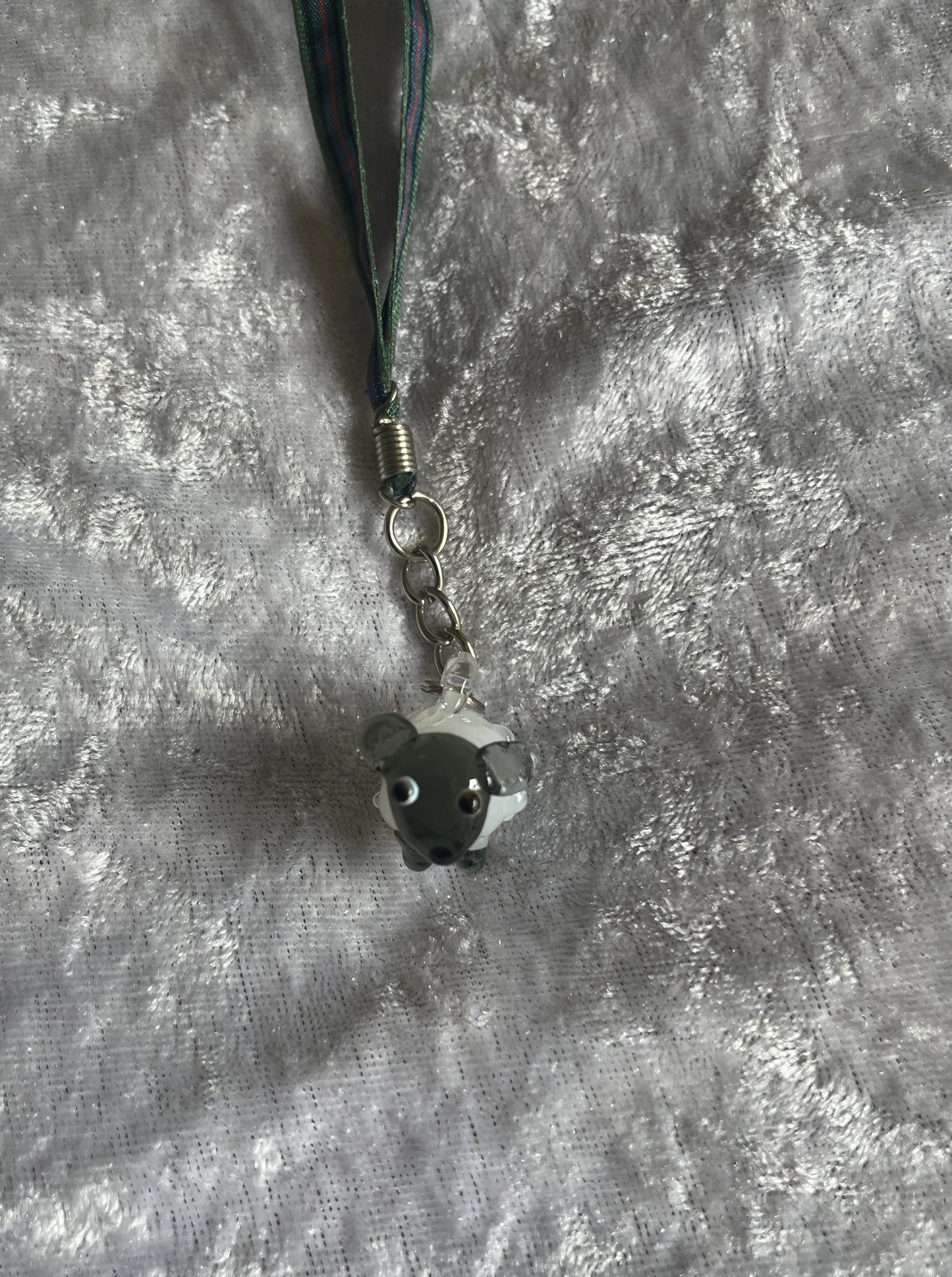 Sheep Charm - Hand blown