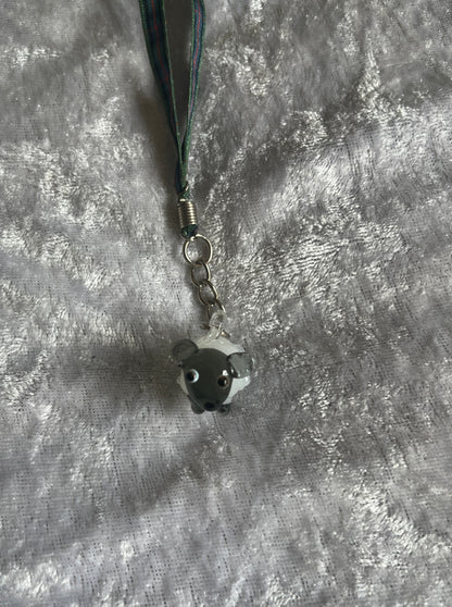 Sheep Charm - Hand blown