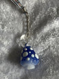 Mushroom  Blown Glass Charm