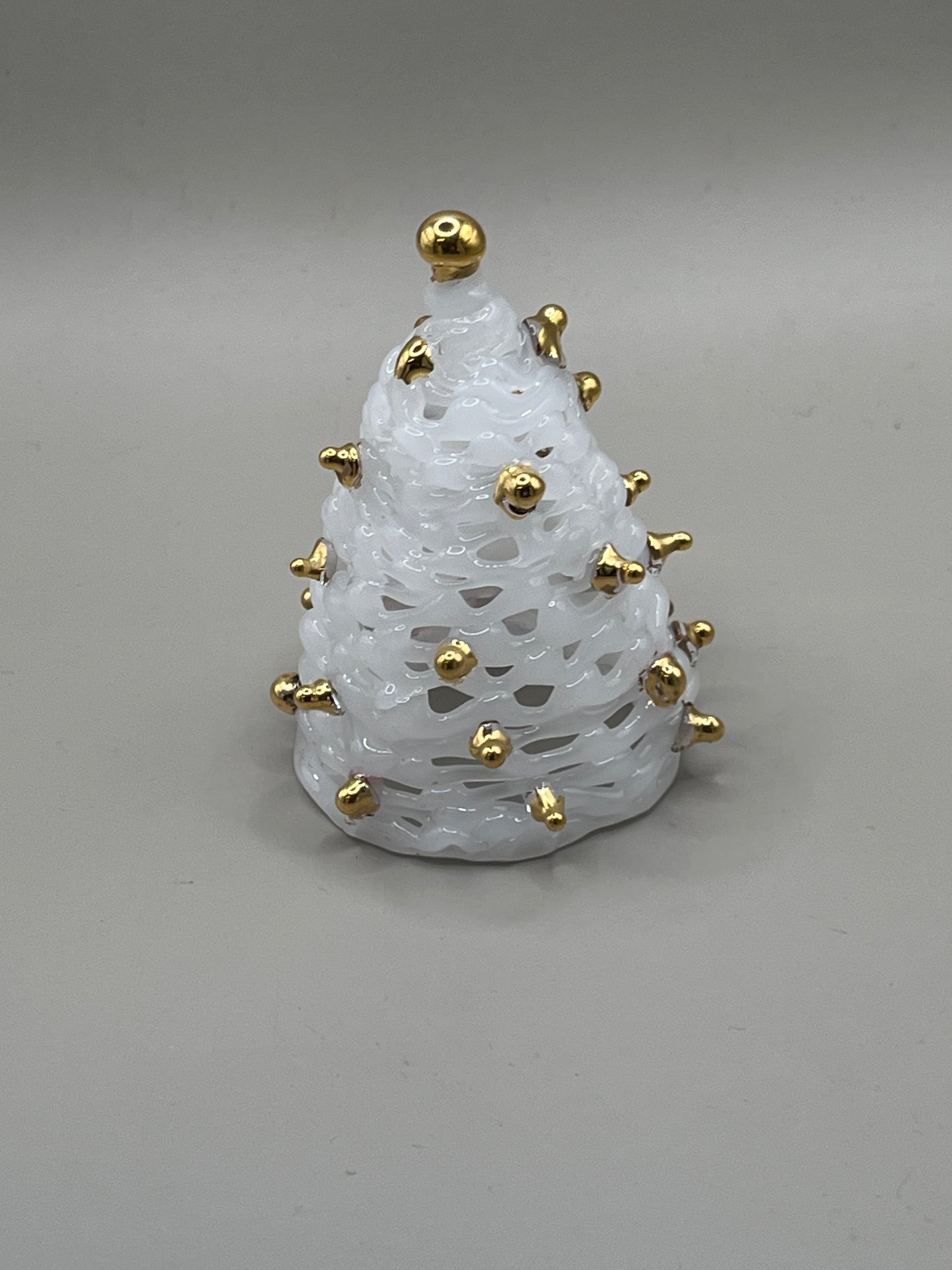 White Tree with 24k Gold