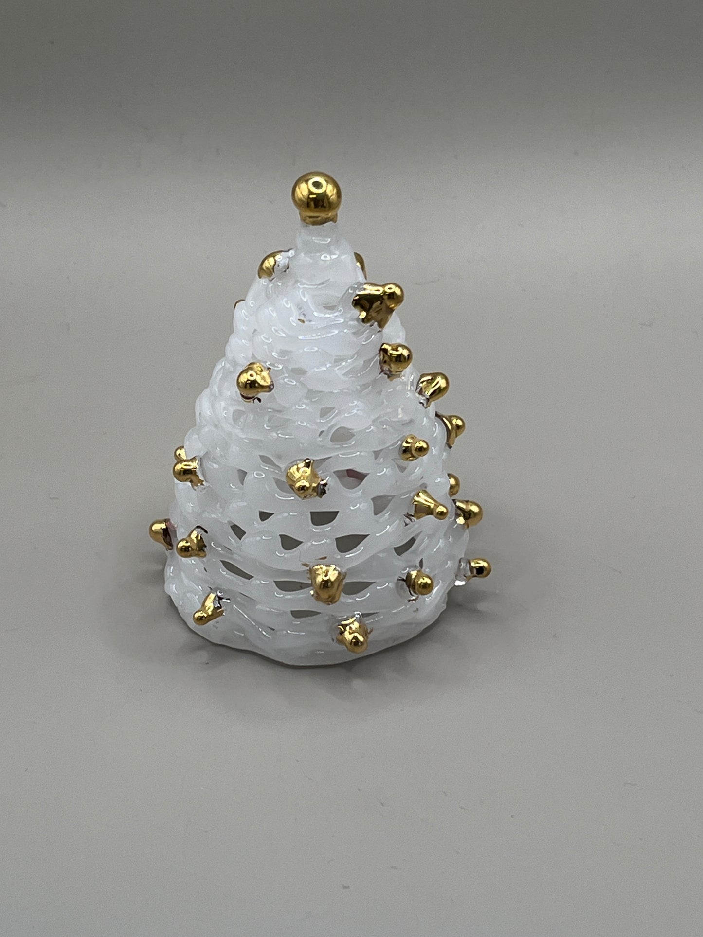 White Tree with 24k Gold