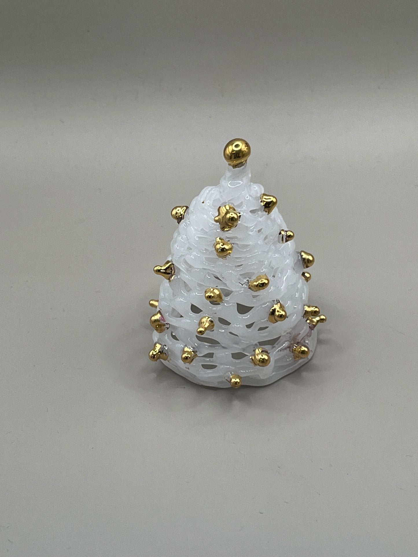 White Tree with 24k Gold