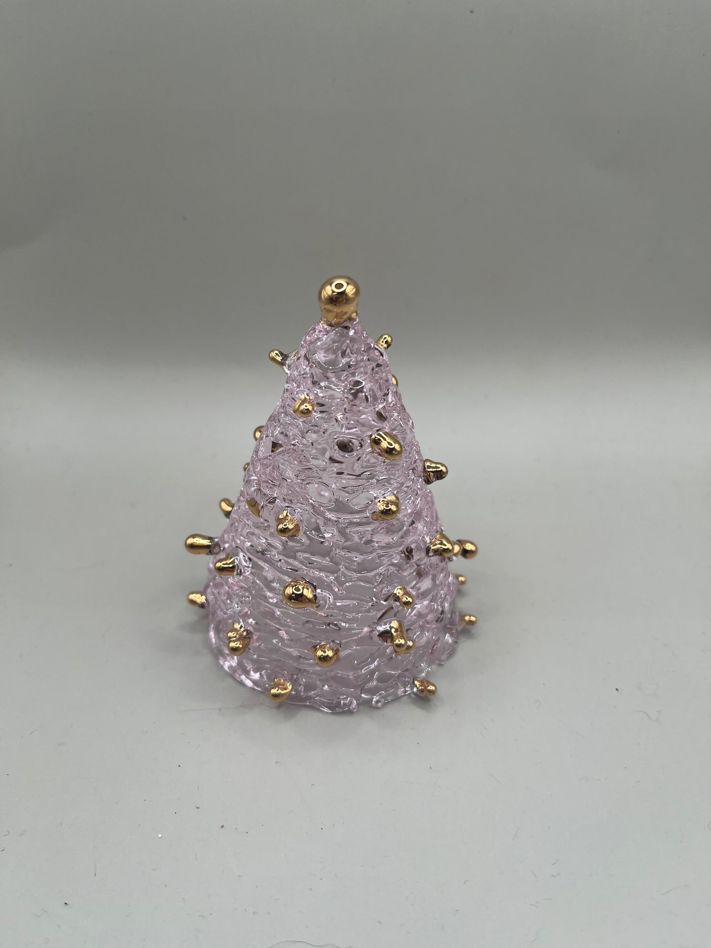 Pink Tree with 24k Gold