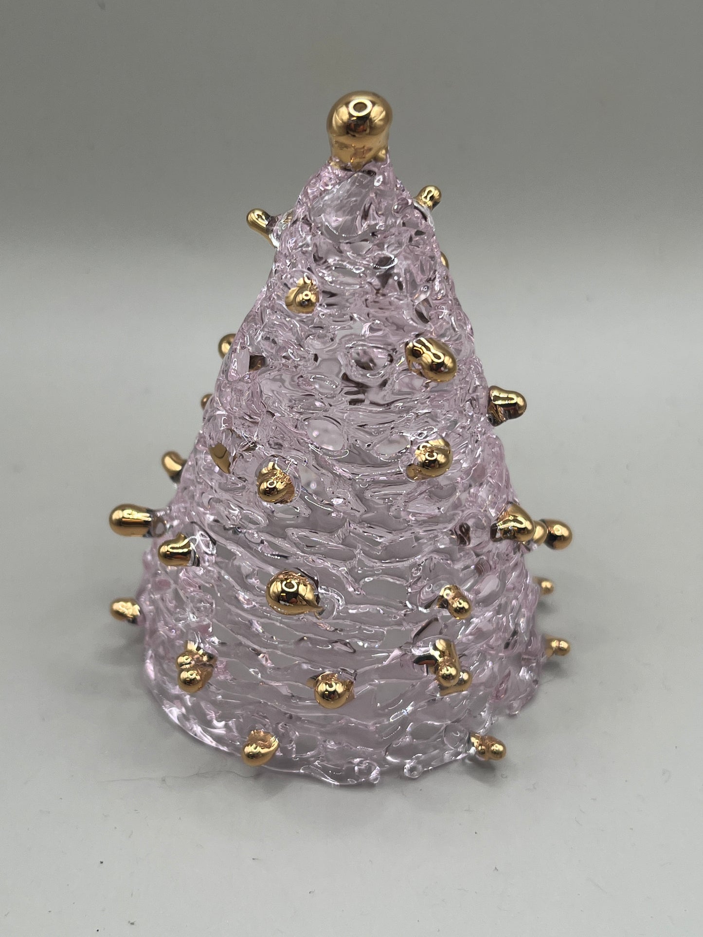 Pink Tree with 24k Gold