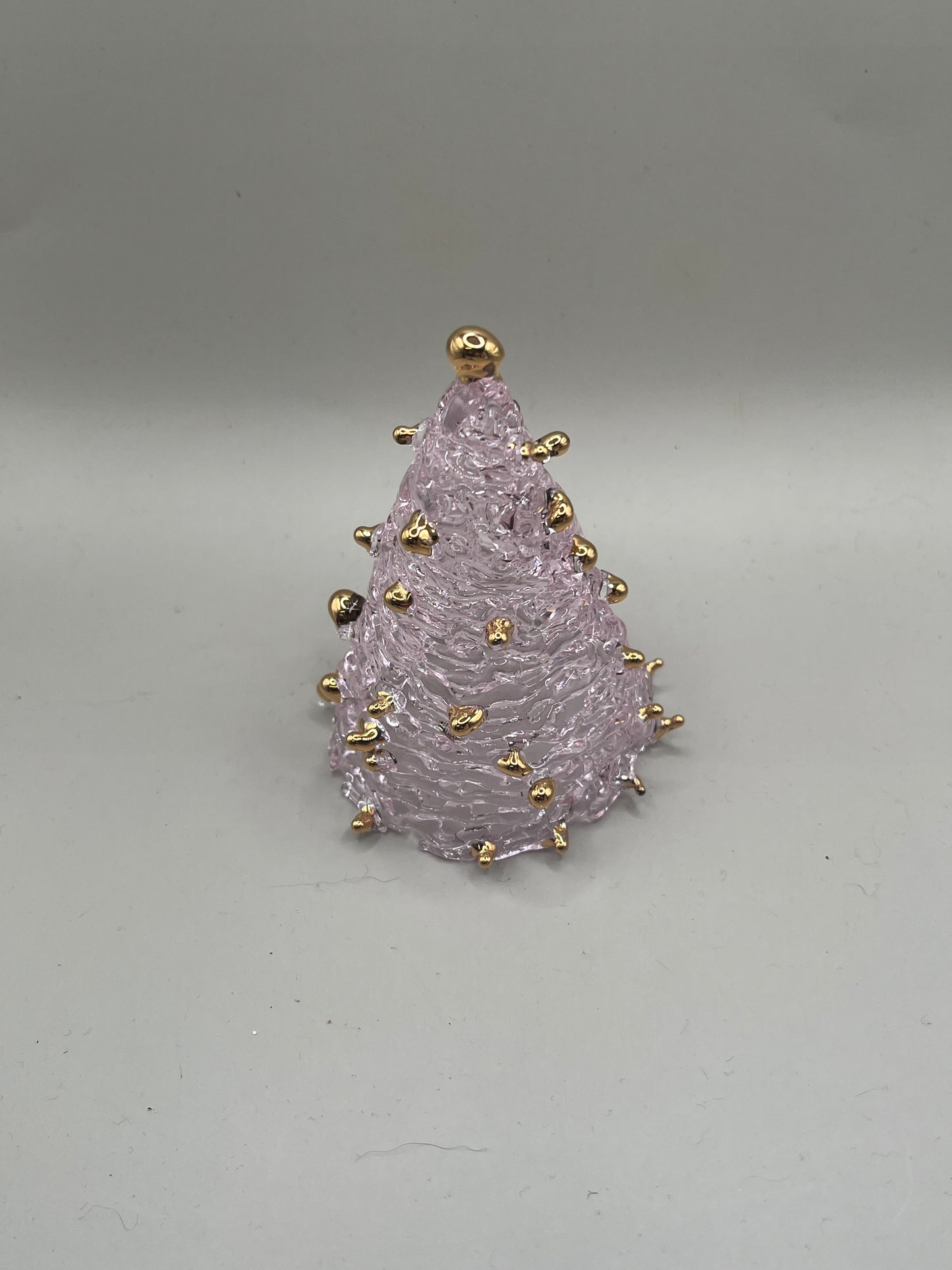 Pink Tree with 24k Gold
