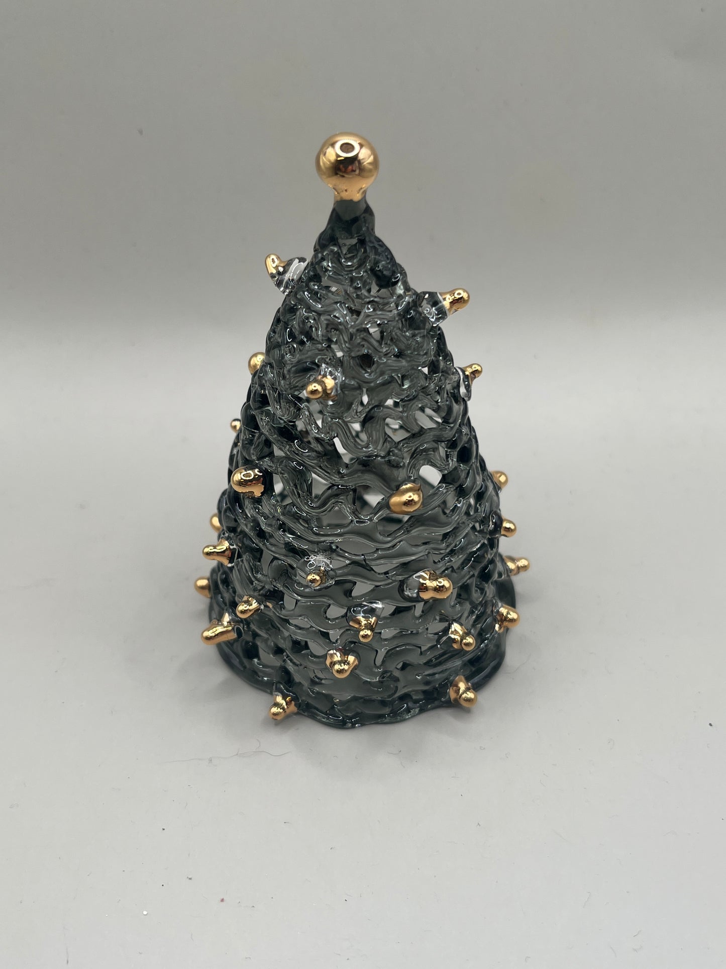 Black  Tree with 24k Gold