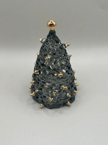 Black  Tree with 24k Gold