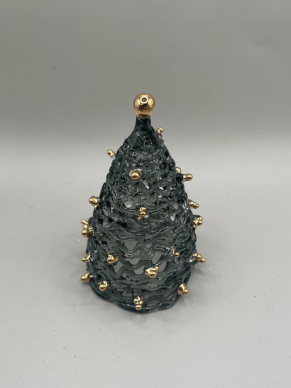 Black  Tree with 24k Gold