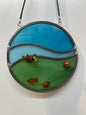 Stained Glass Cows Hanger