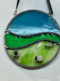 Stained Glass Sheep Hanger