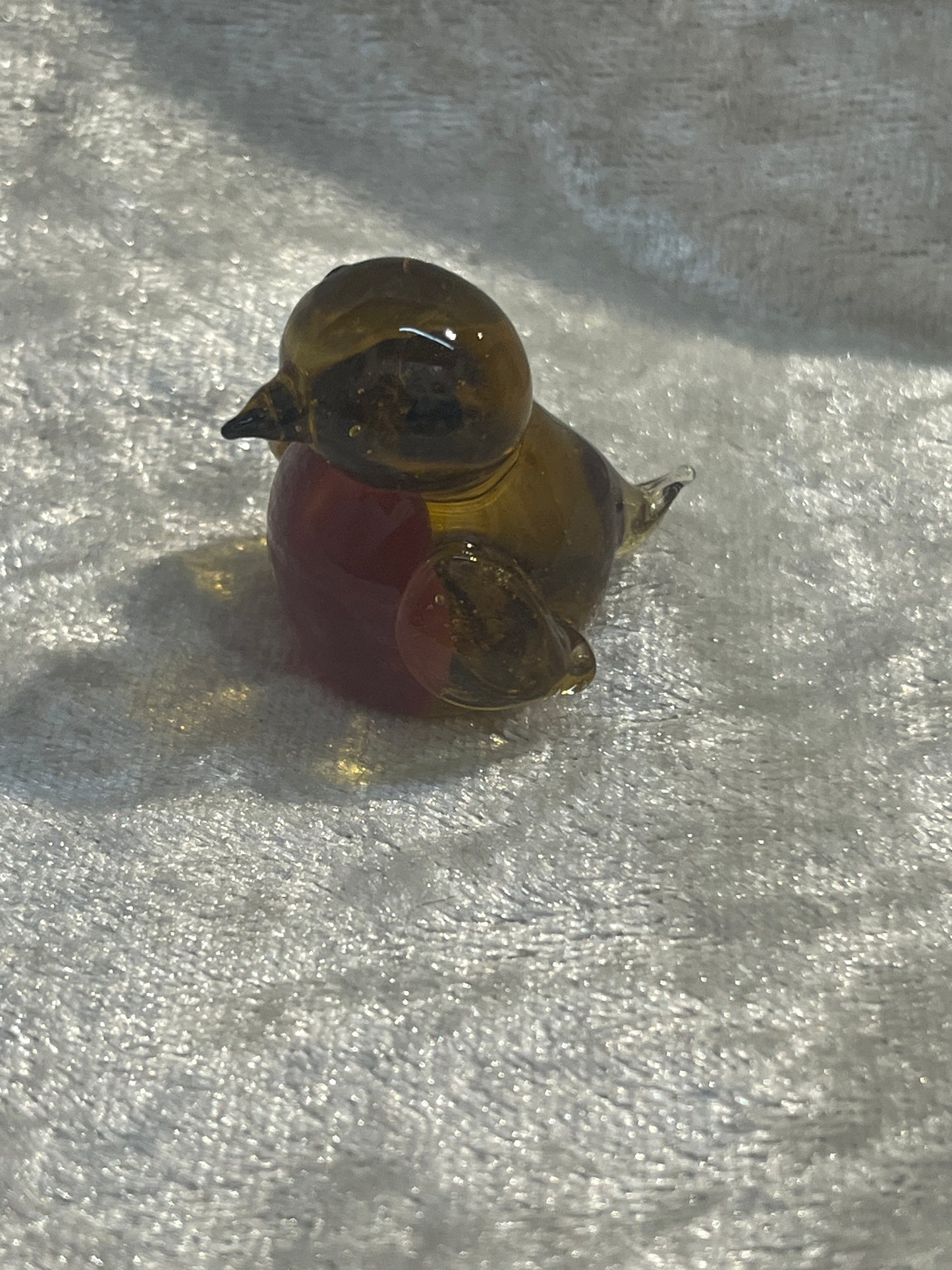Robin Glass figure - hand blown