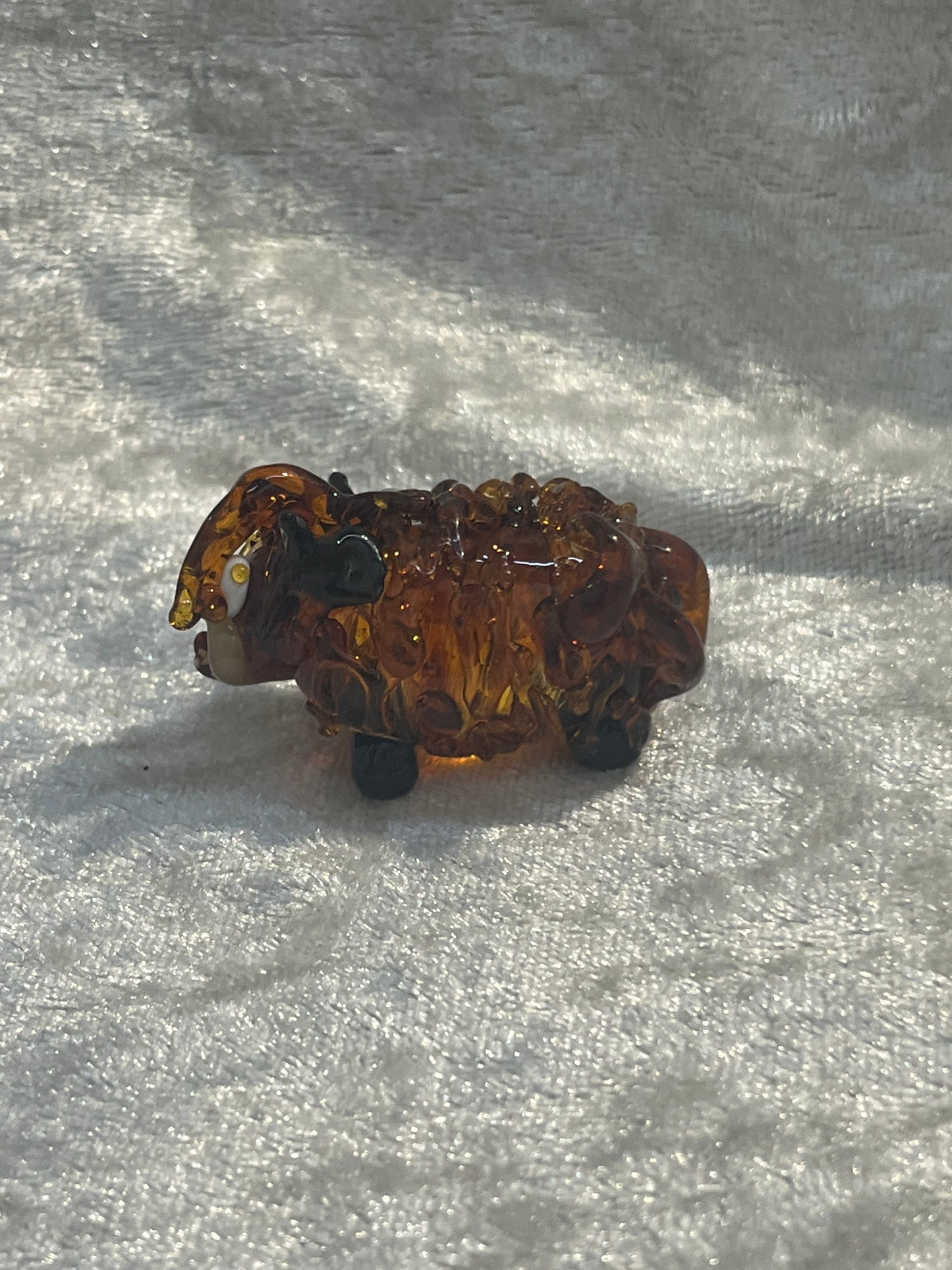 Highland Cow Glass figure - hand blown
