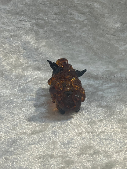 Highland Cow Glass figure - hand blown