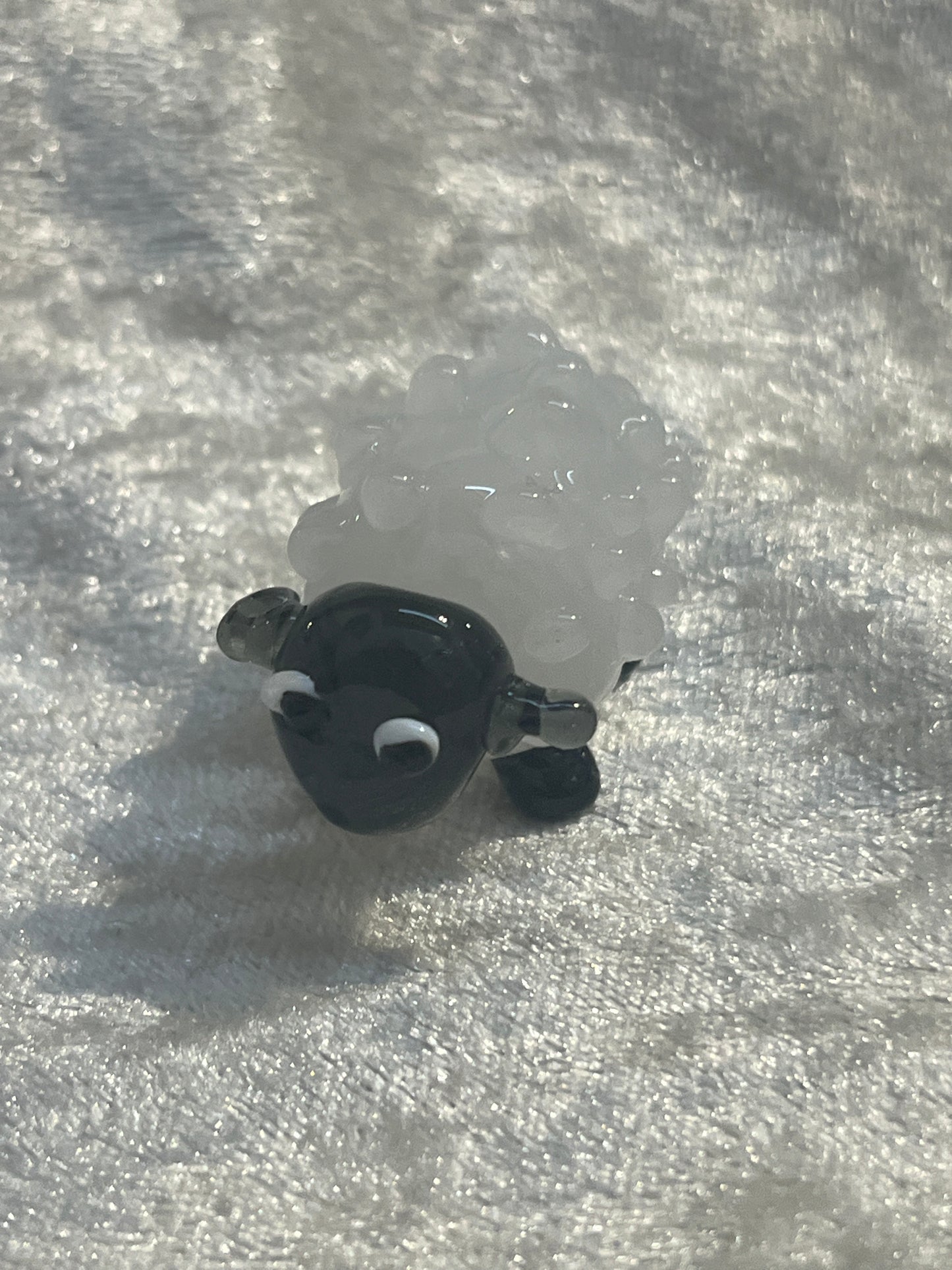 Sheep Glass figure - hand blown