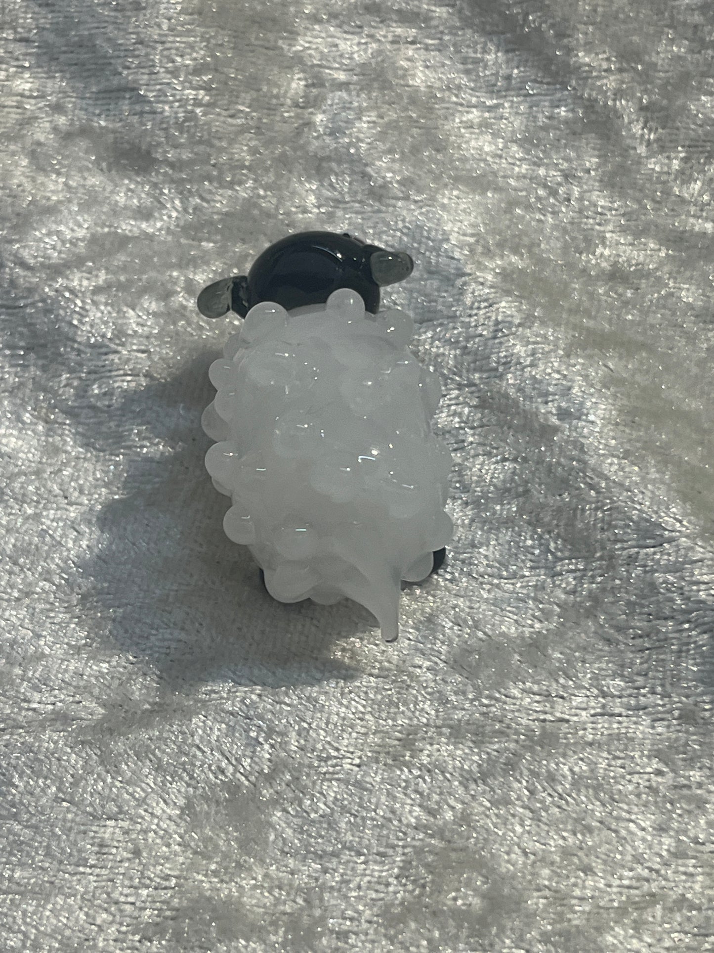 Sheep Glass figure - hand blown